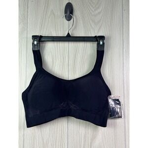 UNDER OUTFIT Style 457 Comfort Shaping Bra Black XL Nylon Spandex